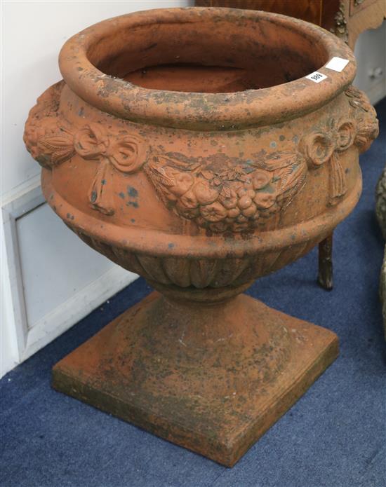 A pair of Whichford terracotta Ham House W.55cm (apx)